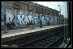 Graffiti at Florence station