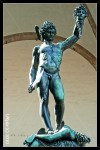 Perseus with the head of Medusa in Loggia dei Lanzi