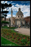 Trajan's Column and the Church of the Most Holy Name of Mary