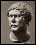 Bust of Emperor Hadrian in the Palatine museum, Rome